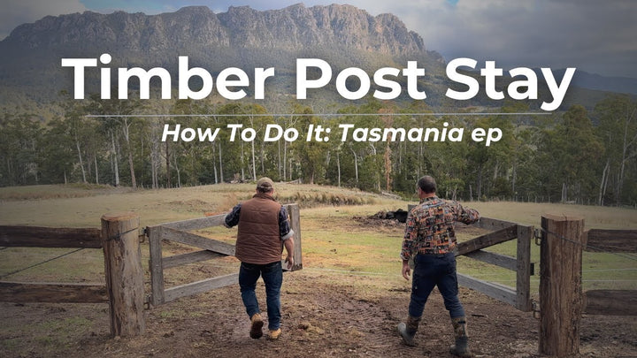 How To Install a Fence Stay Onto a Timber Post