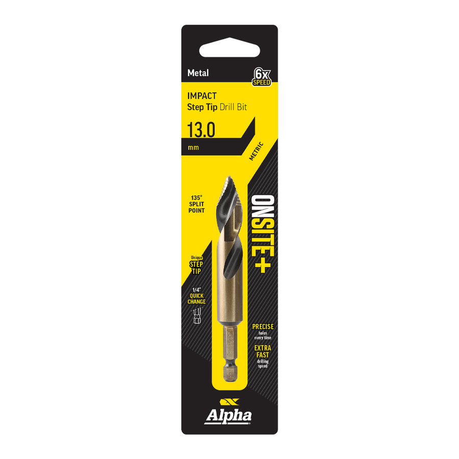 Alpha Onsite+ 13mm step drill