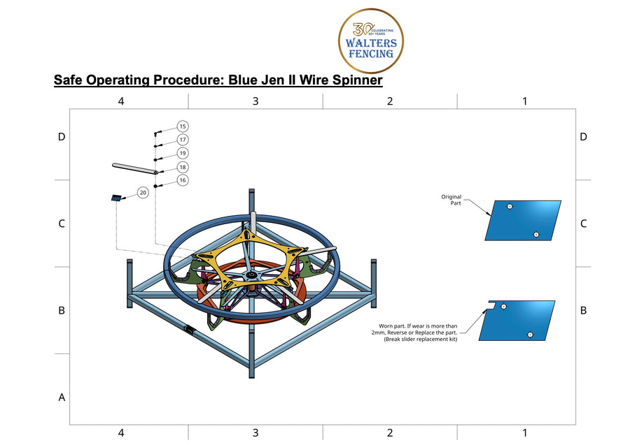 Blue Jen II Wire Spinner