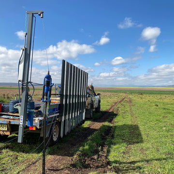 Trailer Mounted Air Hammer Lifter